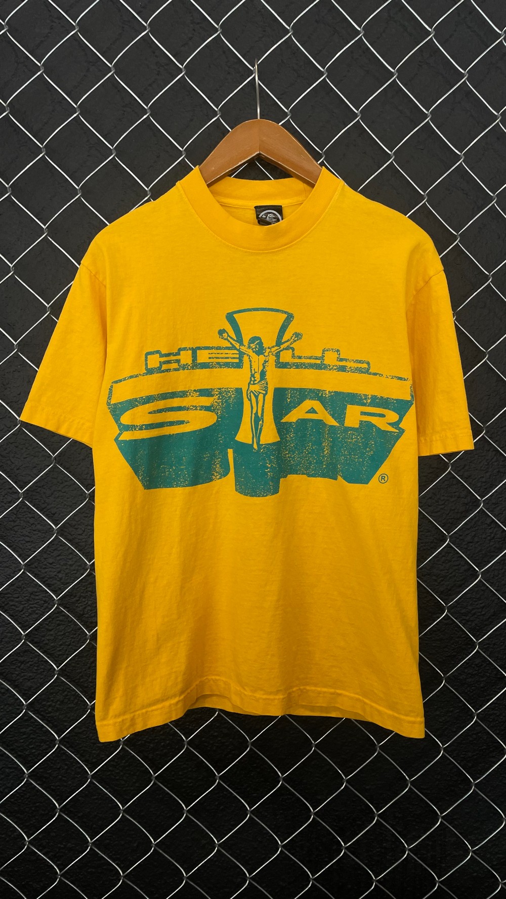 Hellstar Jesus Tee Yellow - S