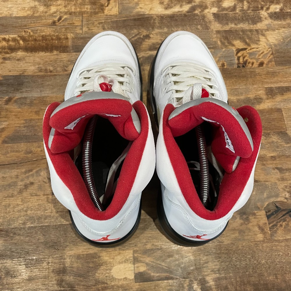 Jordan 5 Retro Fire Red 3M Tongue (No Box) - Size 10