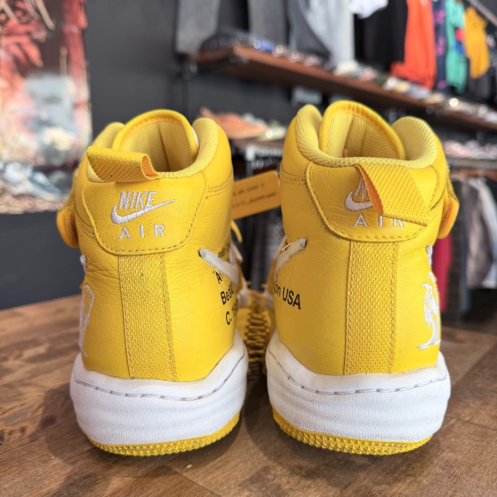 Off-White Air Force 1 Mid Varsity Maize (No Box) - Size 10.5