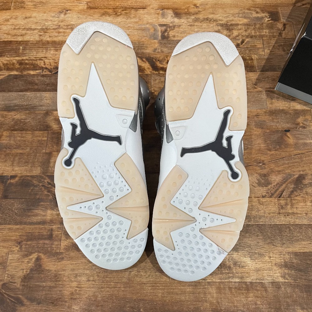 Jordan 6 Retro PSG Silver - Size 10