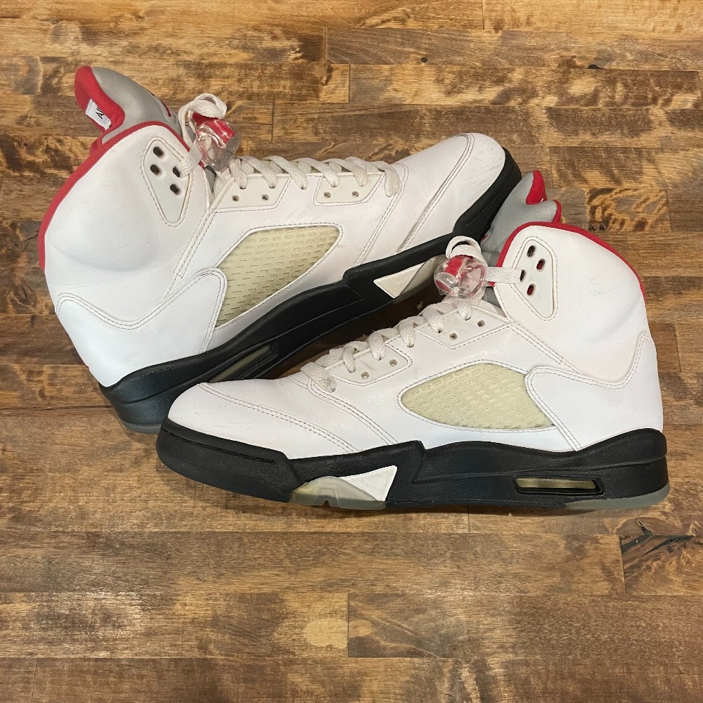 Jordan 5 Retro Fire Red 3M Tongue (No Box) - Size 10