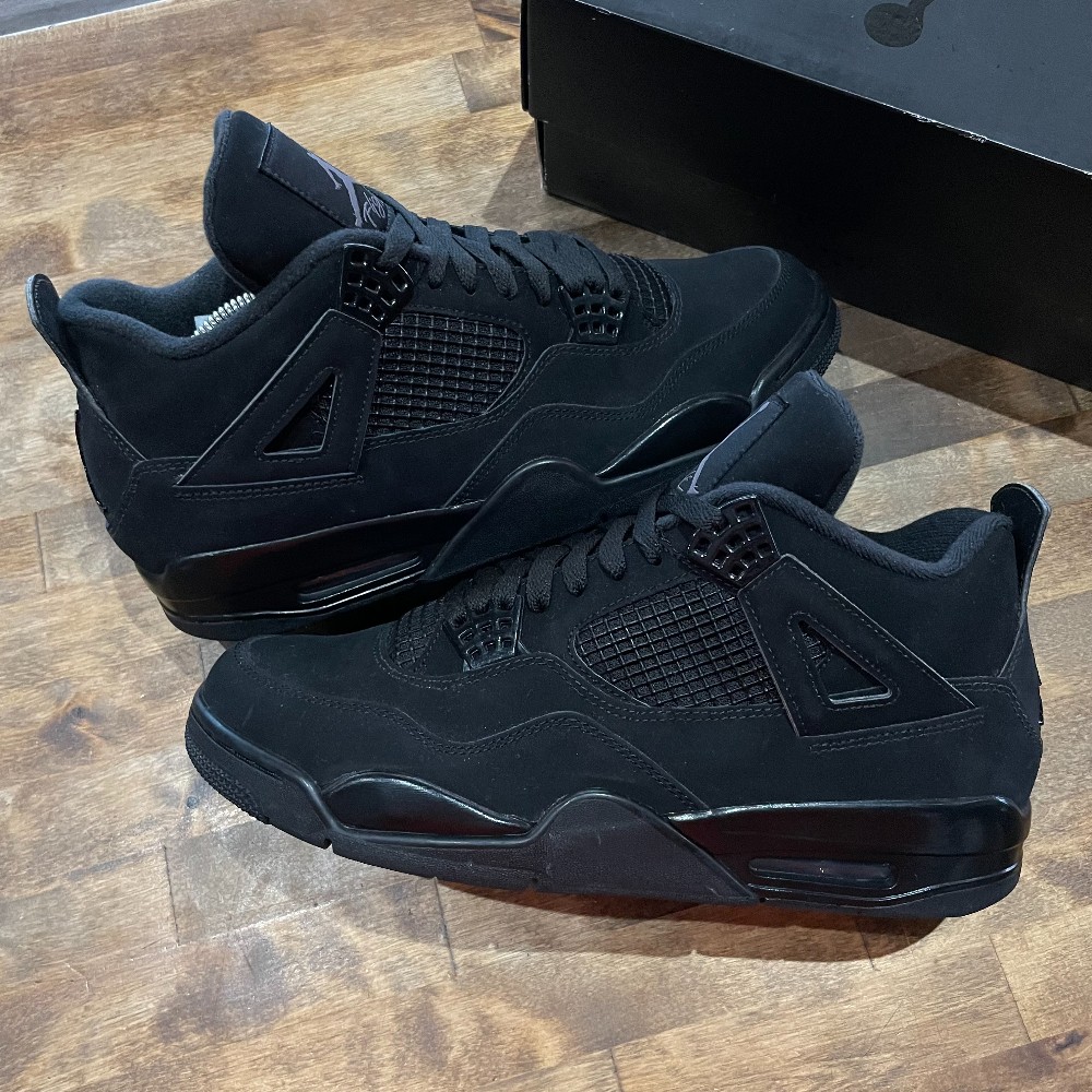 Jordan 4 Retro Black Cat (2020) - Size 10.5