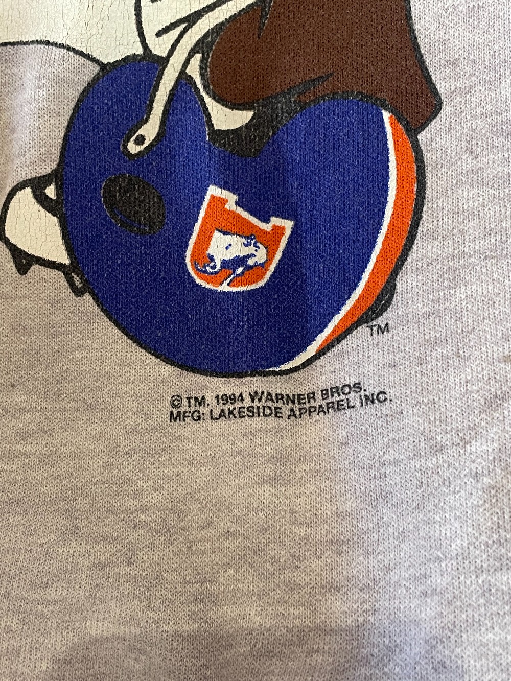 1994 Taz Broncos Crewneck - XL