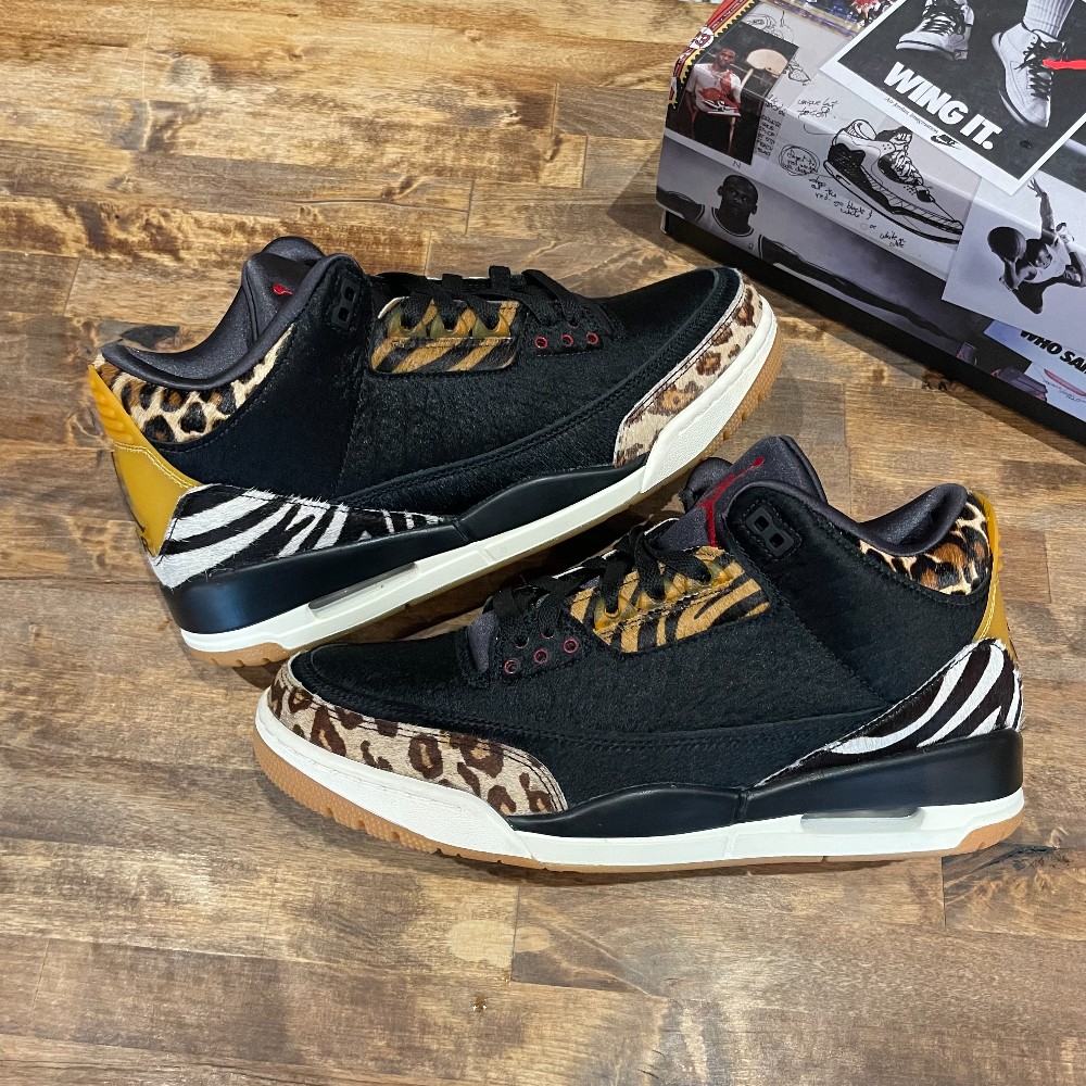 Jordan 3 Retro  Animal Instinct - Size 10