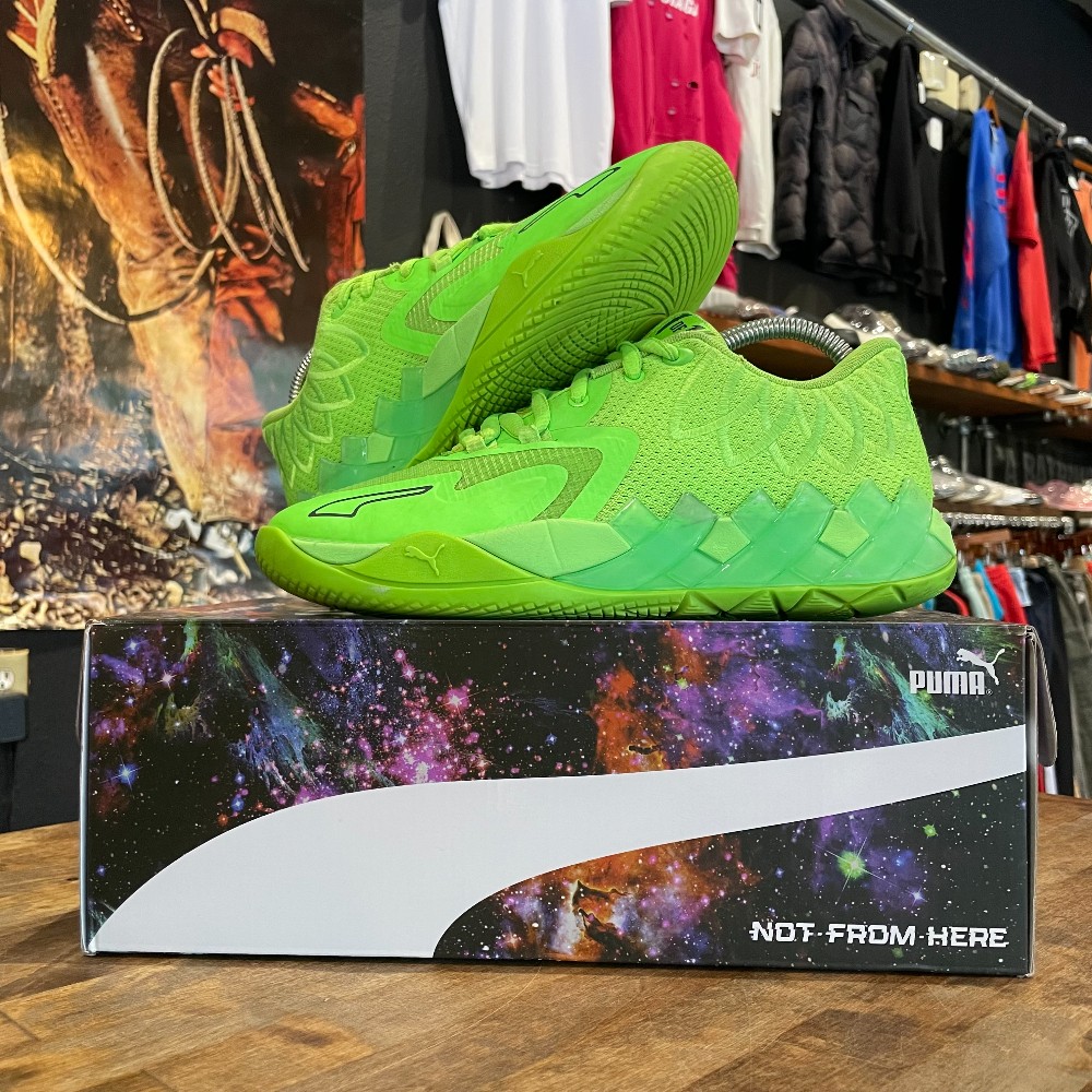 Puma LaMelo Ball MB.01 Lo (GS) Green Gecko - Size 6