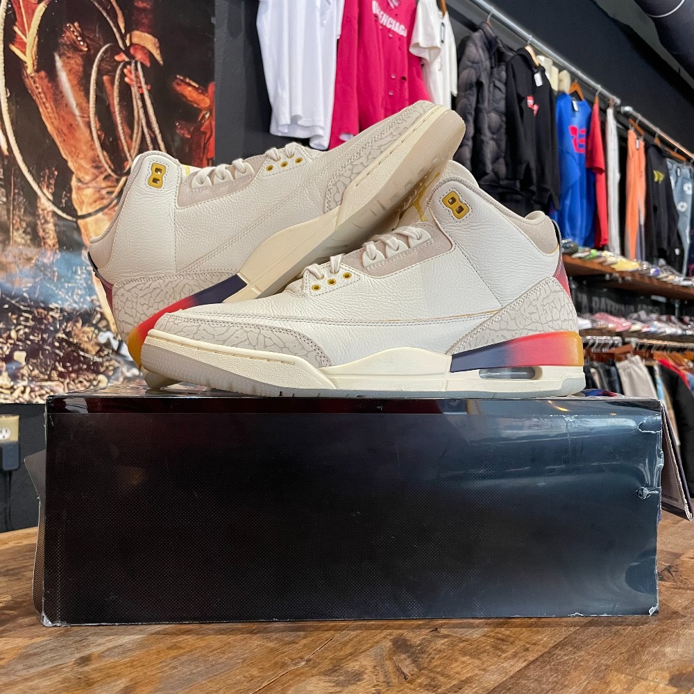J. Balvin x Jordan 3 Retro Medillin Sunset - Size 12.5