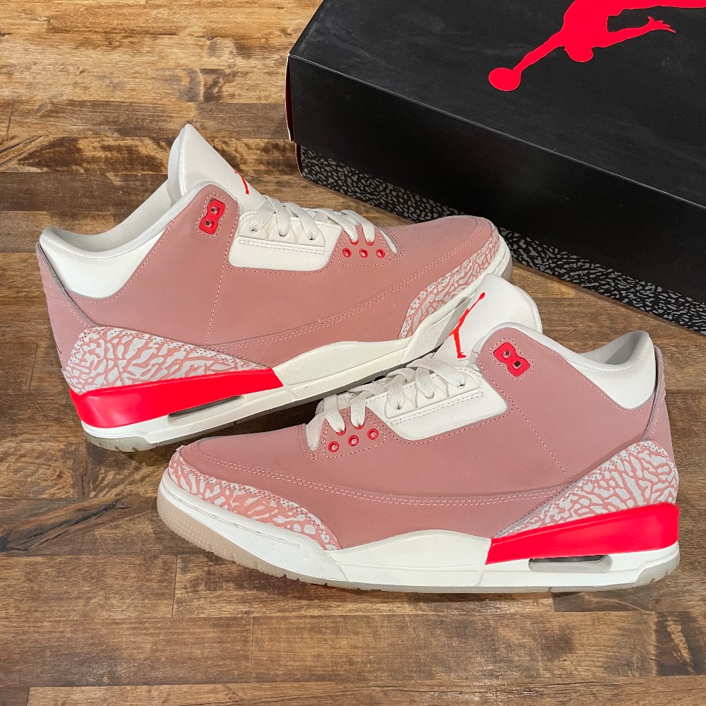 Jordan 3 Retro Rust Pink - Size 12W