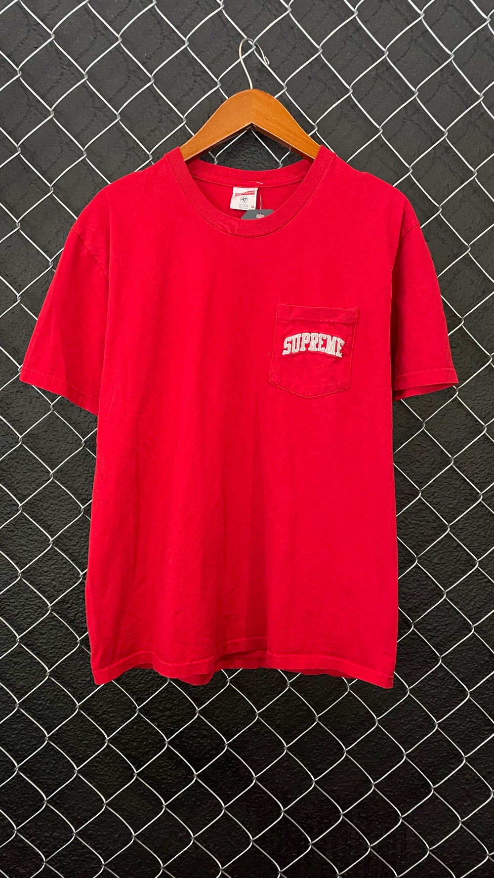 SS19 Supreme NFL x Raiders 47 Pocket Tee - M