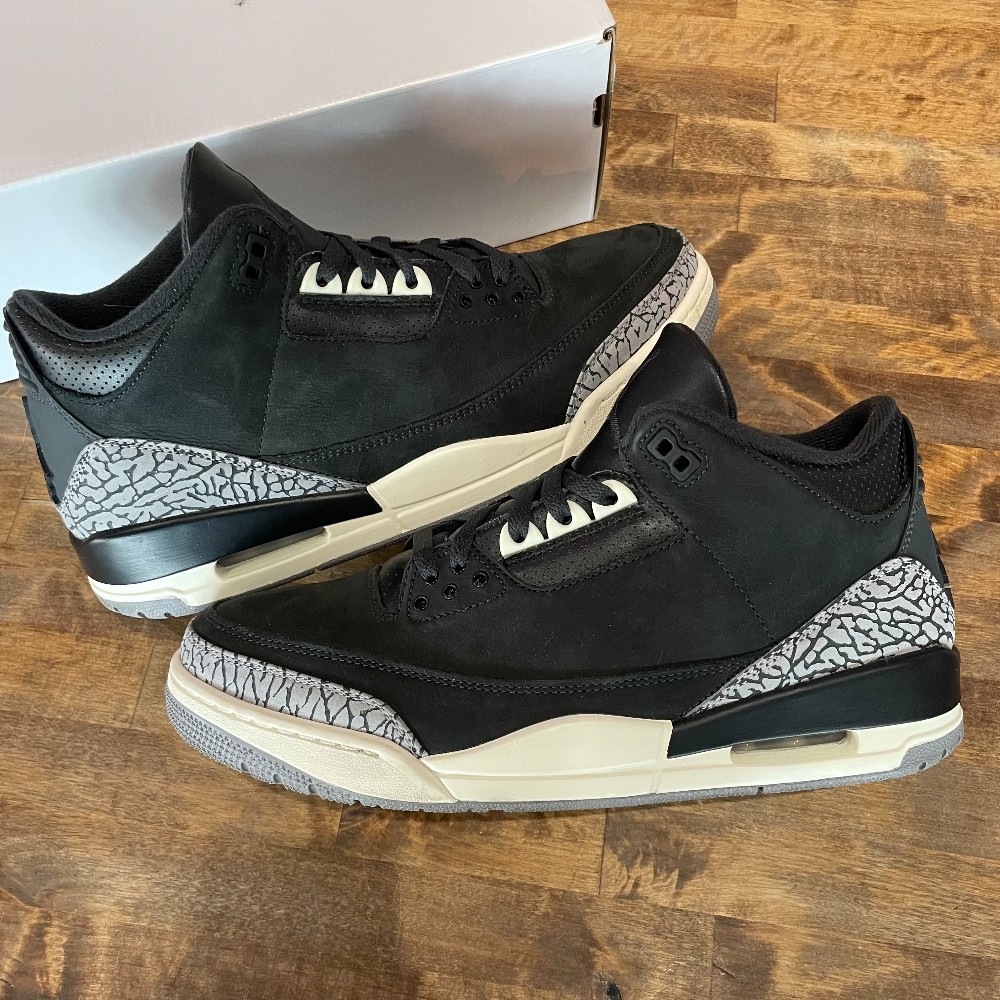 Jordan 3 Retro (W) Off Noir - Size 12W
