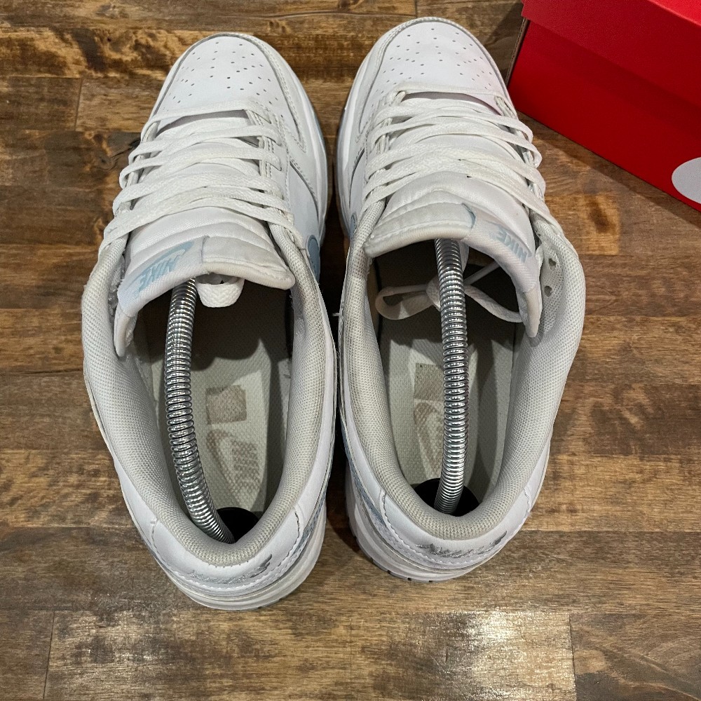 Nike Dunk Low White/Light Armory Blue - Size 10.5