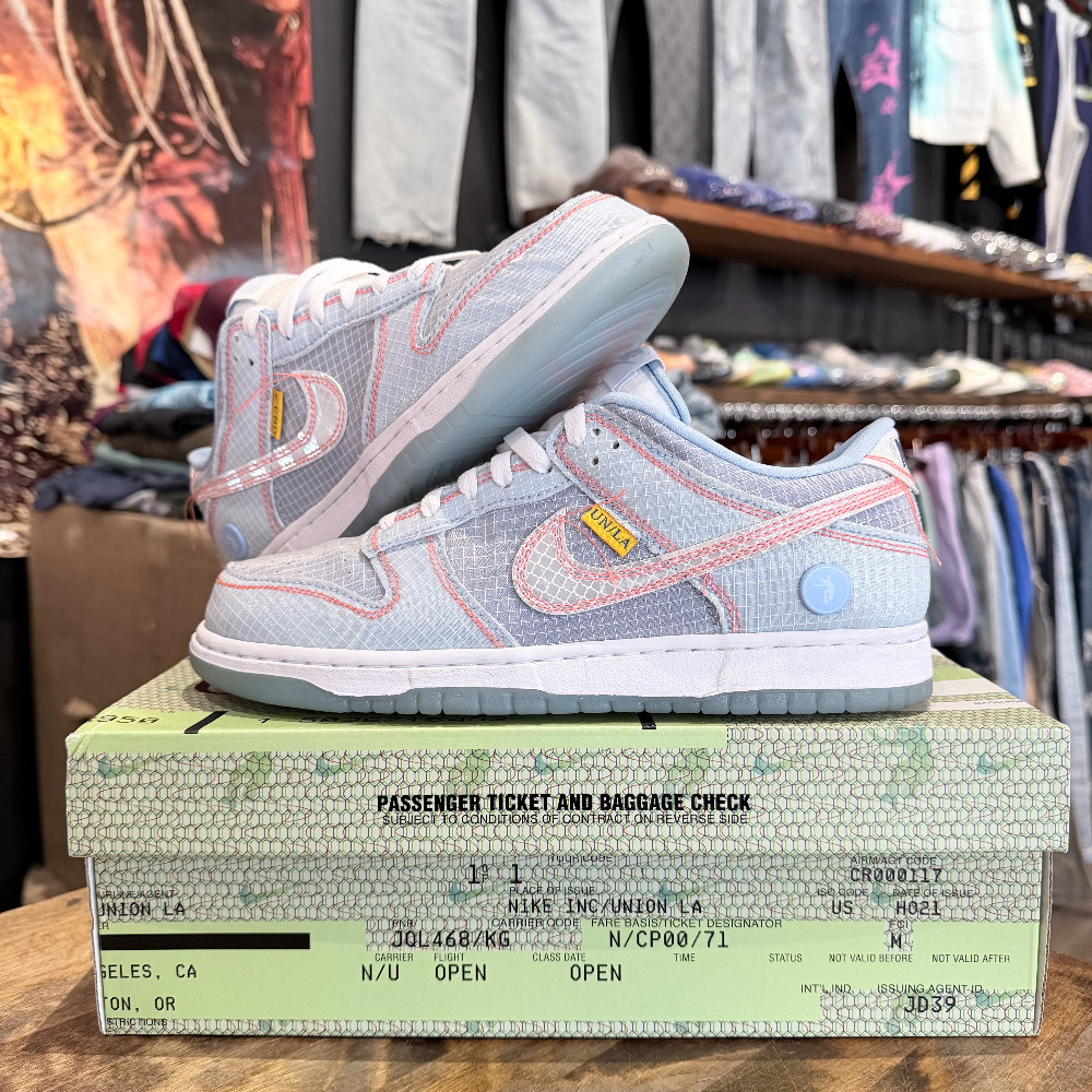 Union x Nike Dunk Low Passport Pack Argon- Size 7.5