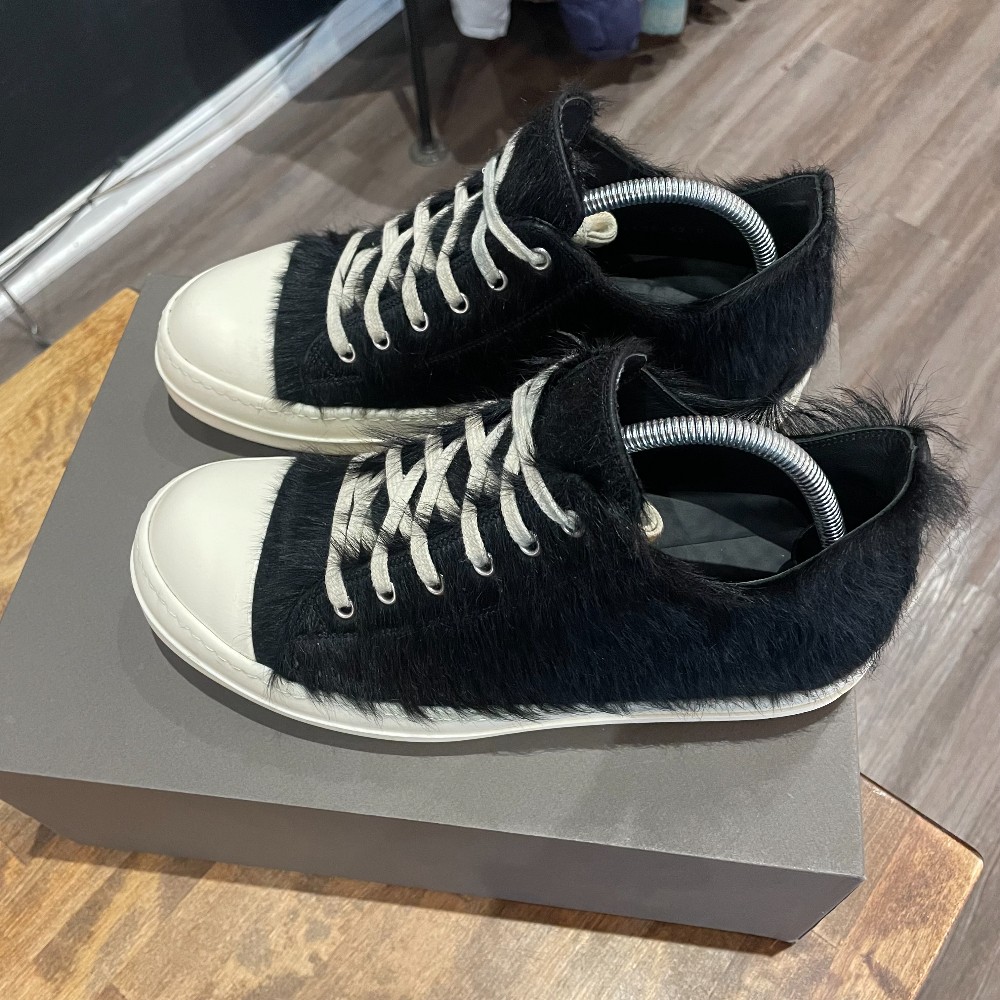 Rick Owen Pony Hair Ramones - Size 42