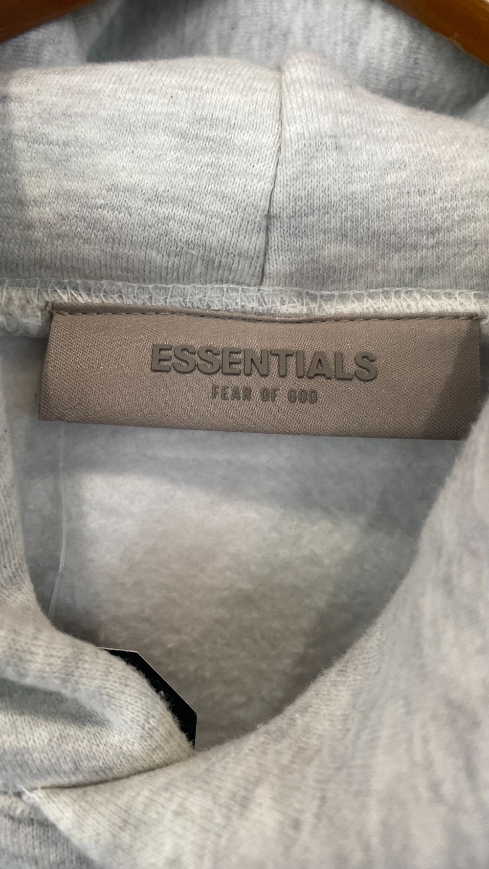 Fear Of God ESSENTIALS Heather Grey Hoodie - M