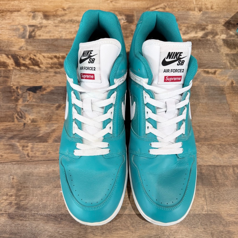 Supreme x Nike Air Force 2 Low Blue - Size 12