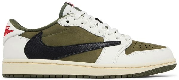 Jordan 1 Retro Low OG Travis Scott Medium Olive - Size 10