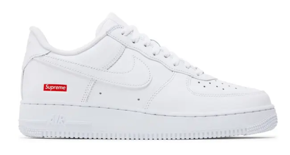 Supreme x Nike Air Force 1 Low White - Size 10.5