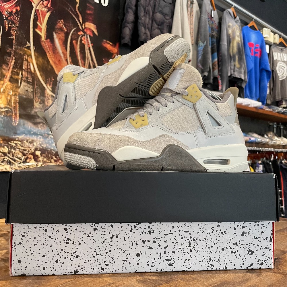 Jordan 4 Retro (GS) Craft Photon Dust - Size 7Y
