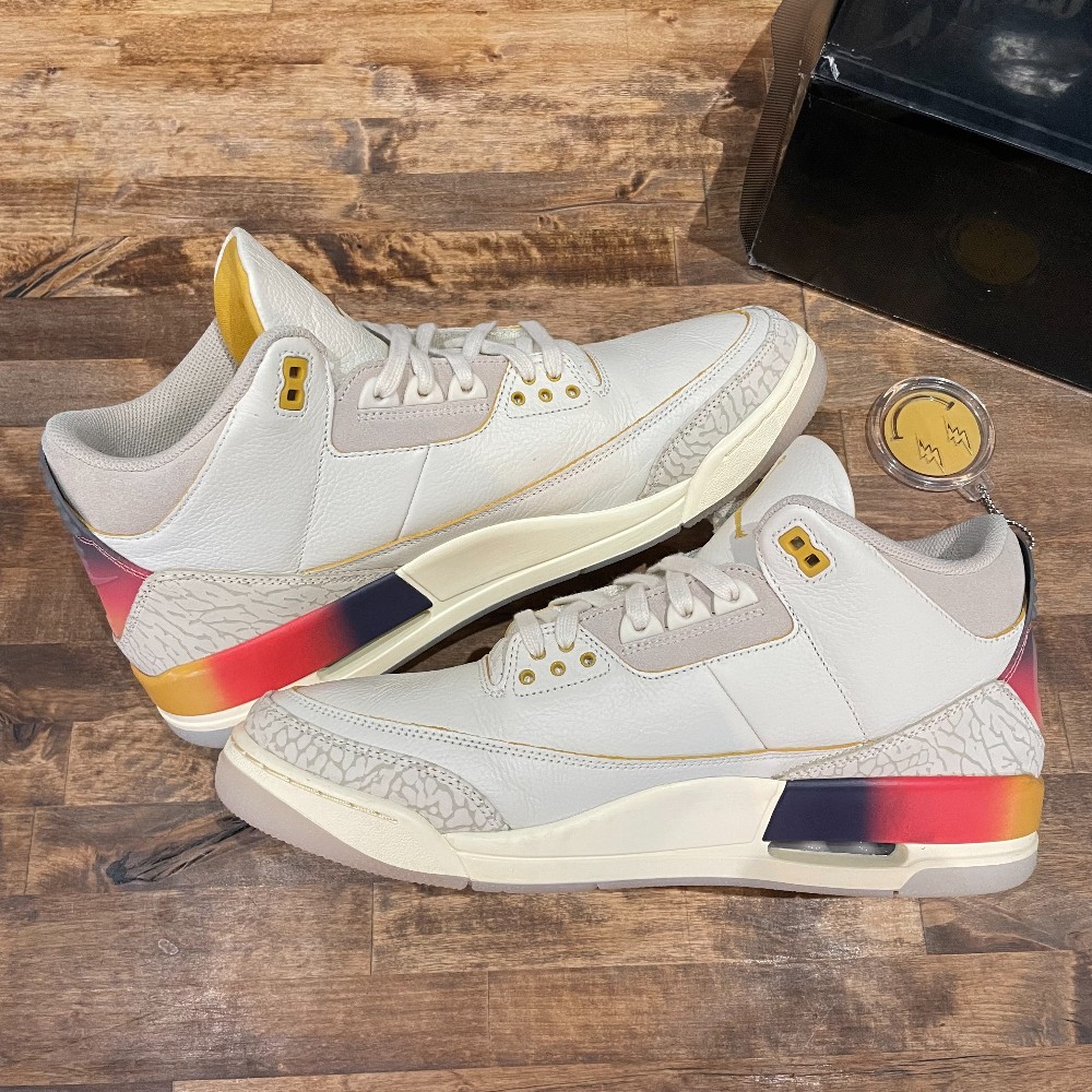 J. Balvin x Jordan 3 Retro Medillin Sunset - Size 12.5