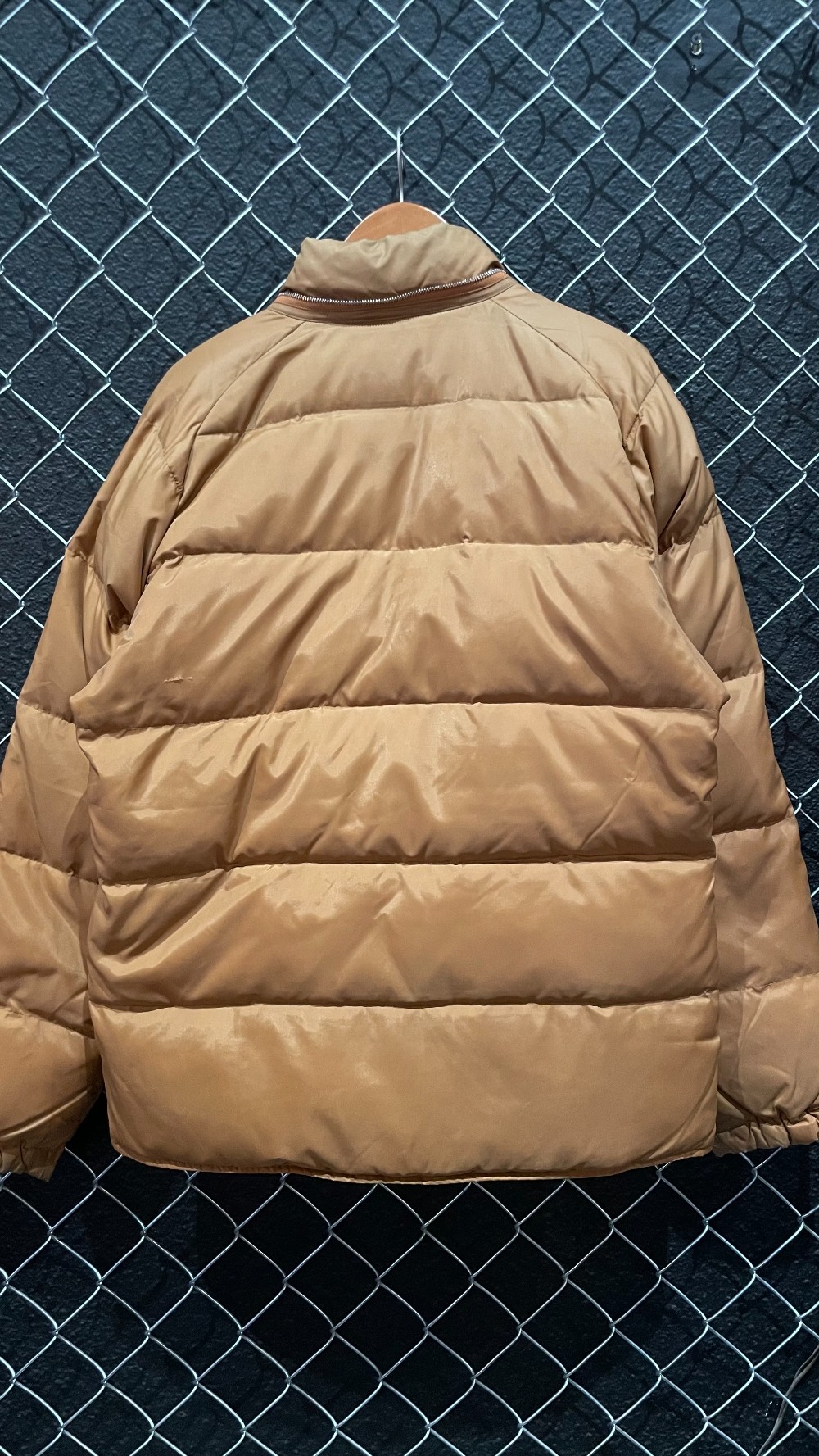 Bape Brown Puffer Jacket - M