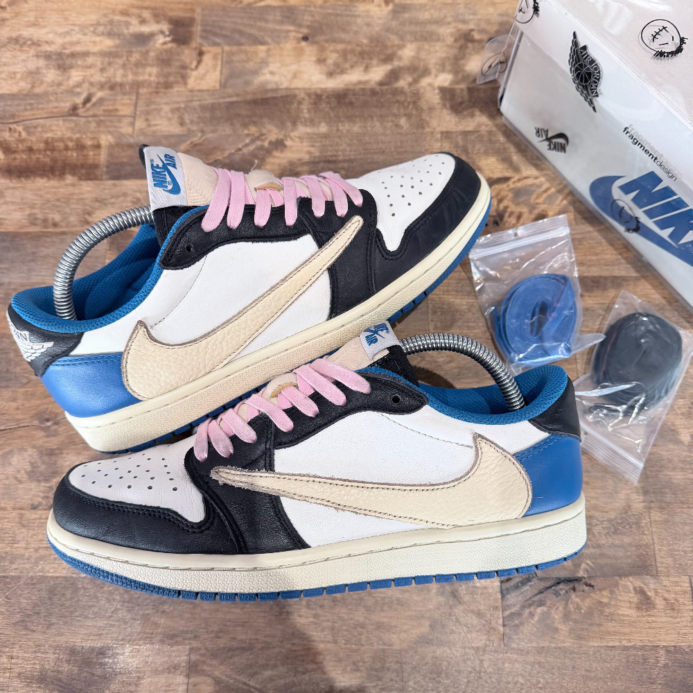 Travis Scott x Jordan 1 Retro Low OG Fragment - Size 8