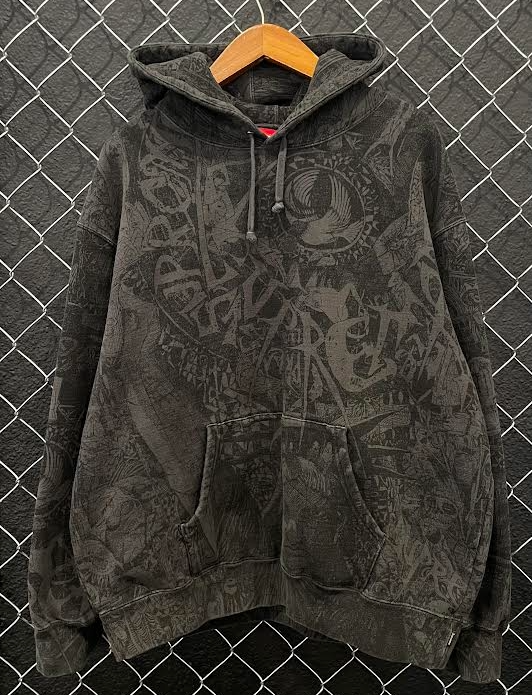Supreme FW24 Liberty Hoodie Black - L