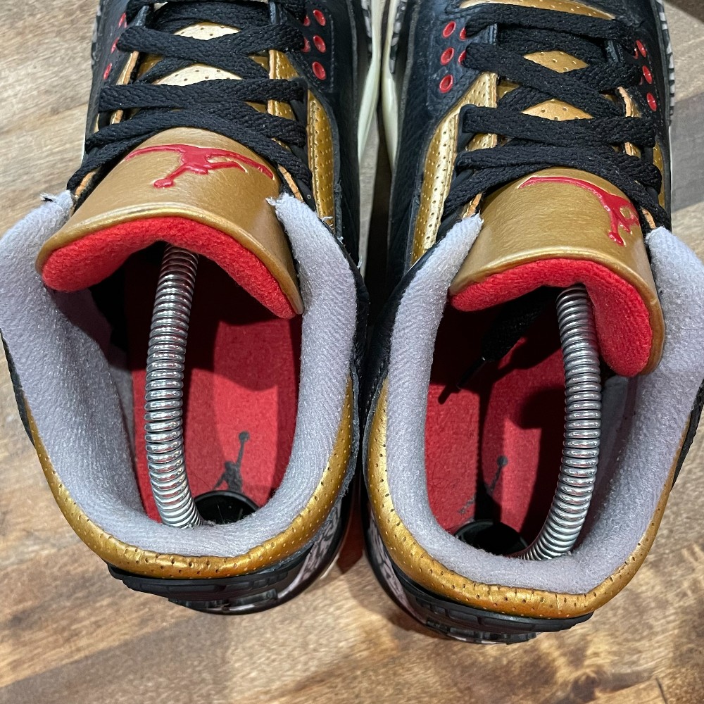 Jordan 3 Retro Black Cement Gold Women's - Size 9.5W
