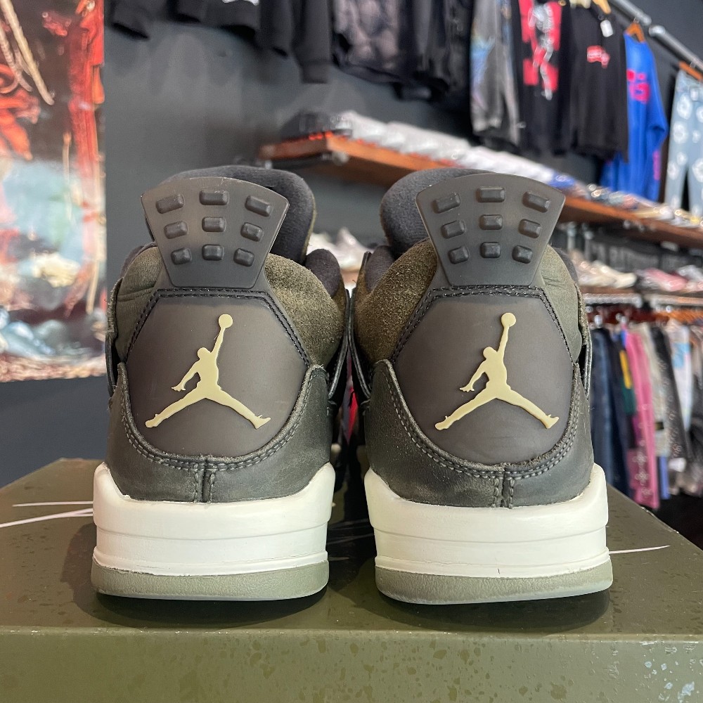 Jordan 4 Retro (GS) Craft Olive - Size 6.5Y