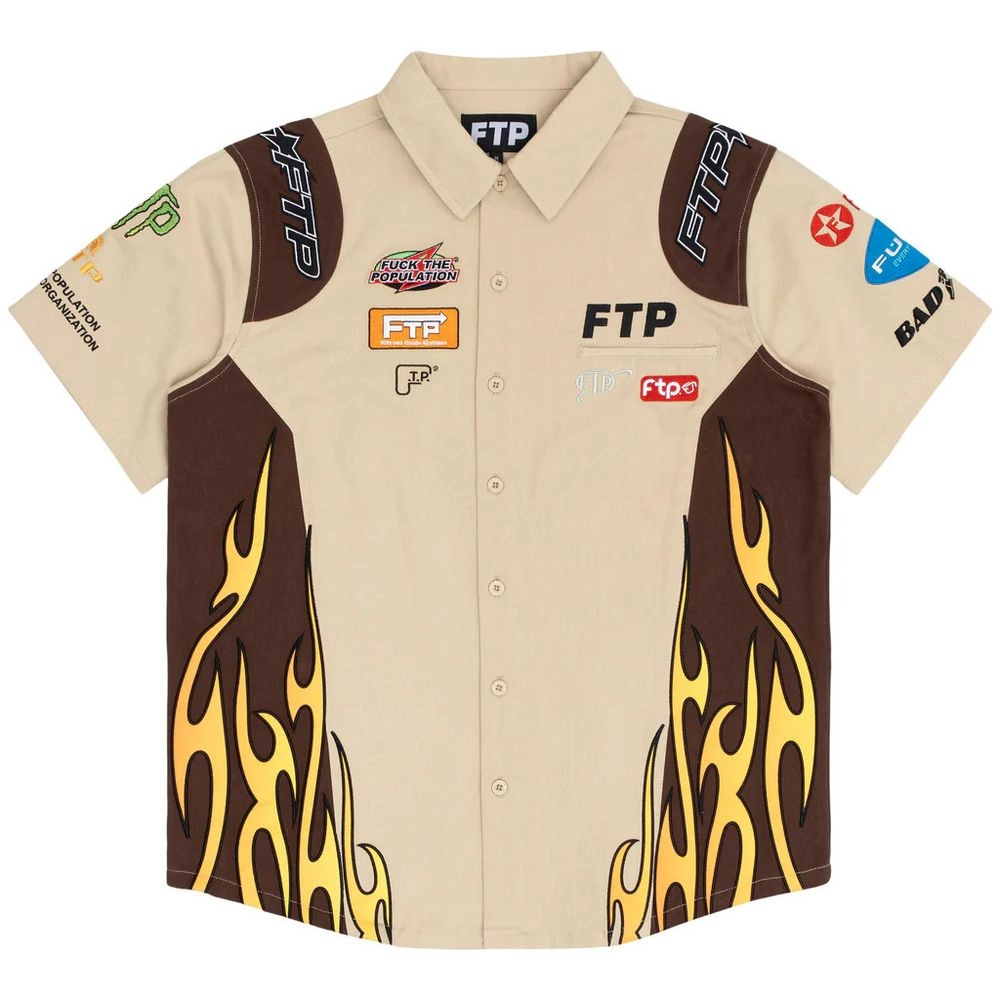 FTP Raceway Button-Up Shirt - XL