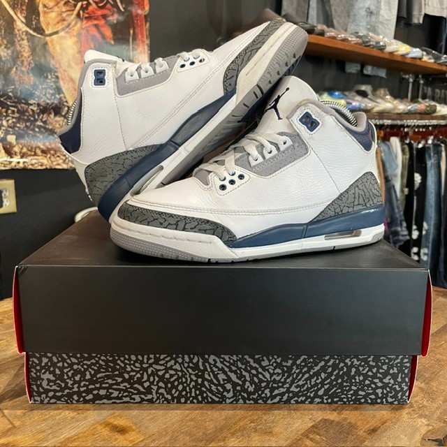 Jordan 3 Retro Midnight Navy (GS) - Size 5.5Y