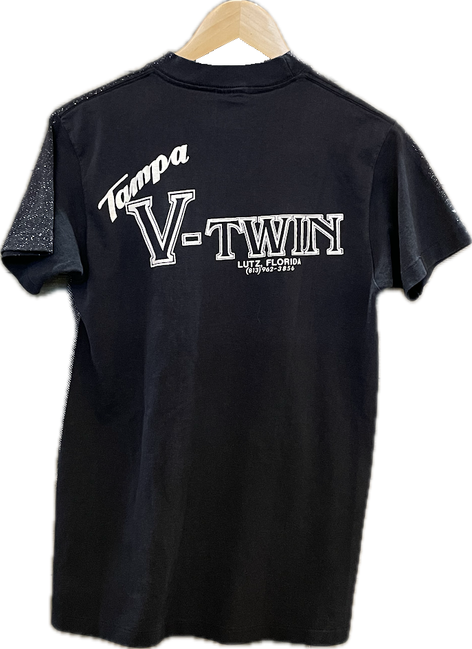 90s America Biker Chick AOP Tee - M