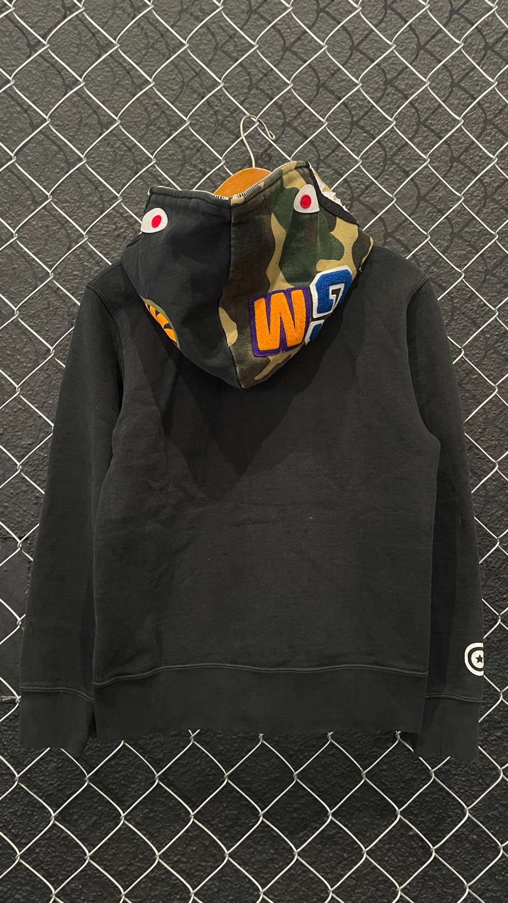 Bape 1st Camo Hood Shark Fullzip Hoodie - S