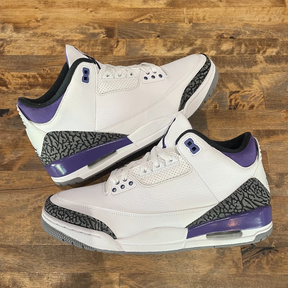 Jordan 3 Retro Dark Iris (No Box) - Size 11