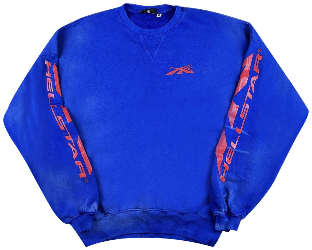 Hellstar Sport Crewneck Blue - M