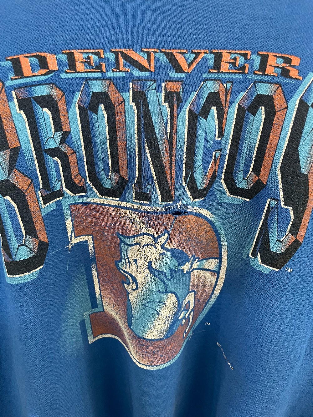 1994 Denver Broncos 3D Crewneck - XL