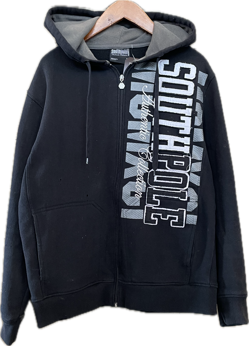Y2K South Pole Authentic Collections Full-Zip Hoodie - L