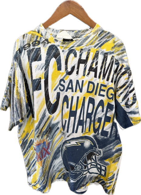 90s San Diego Chargers AOP Tee - XL