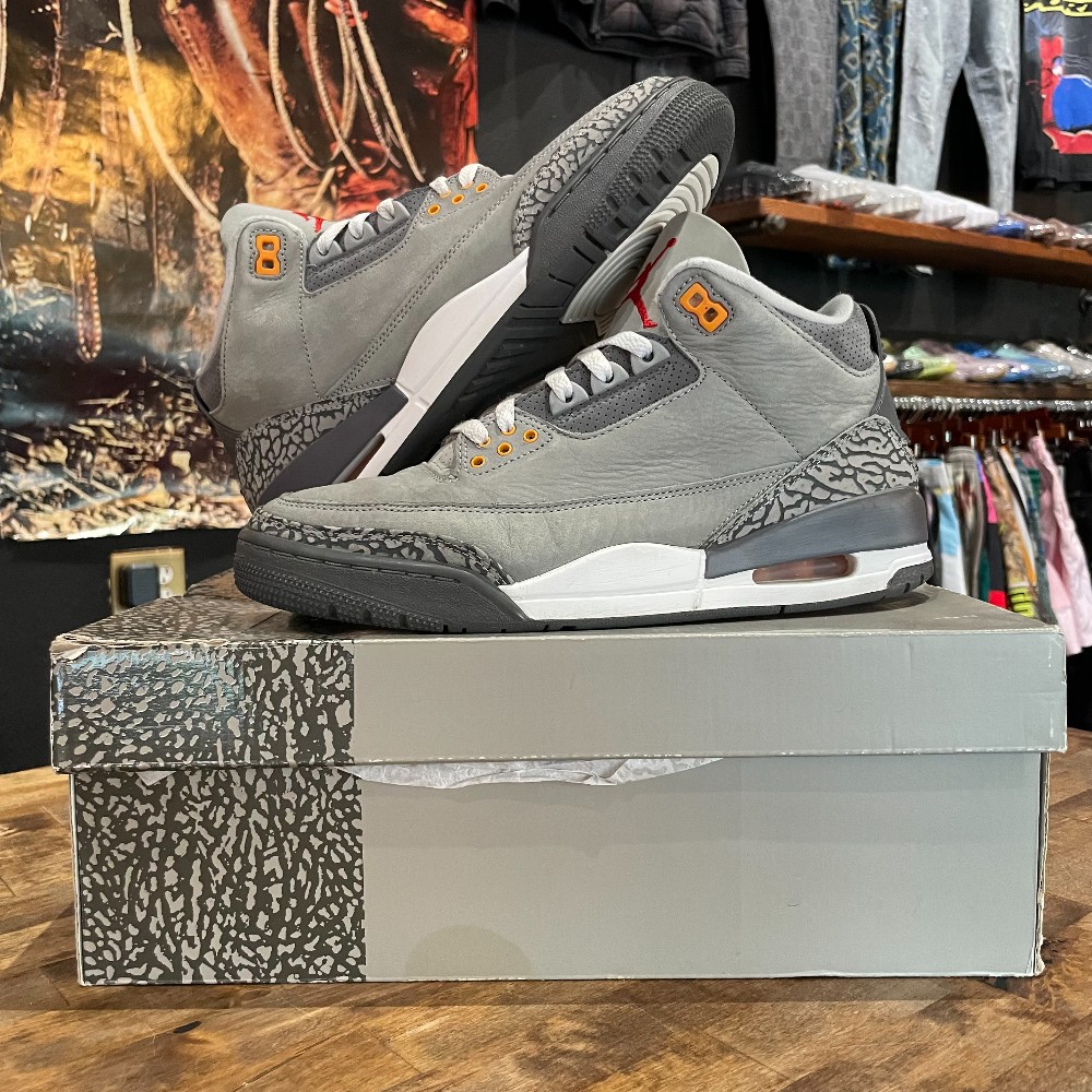 Jordan 3 Cool Grey - 9