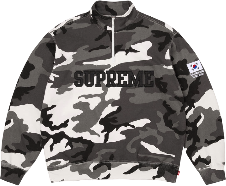 Supreme Seoul Shop Flag Half Zip - M