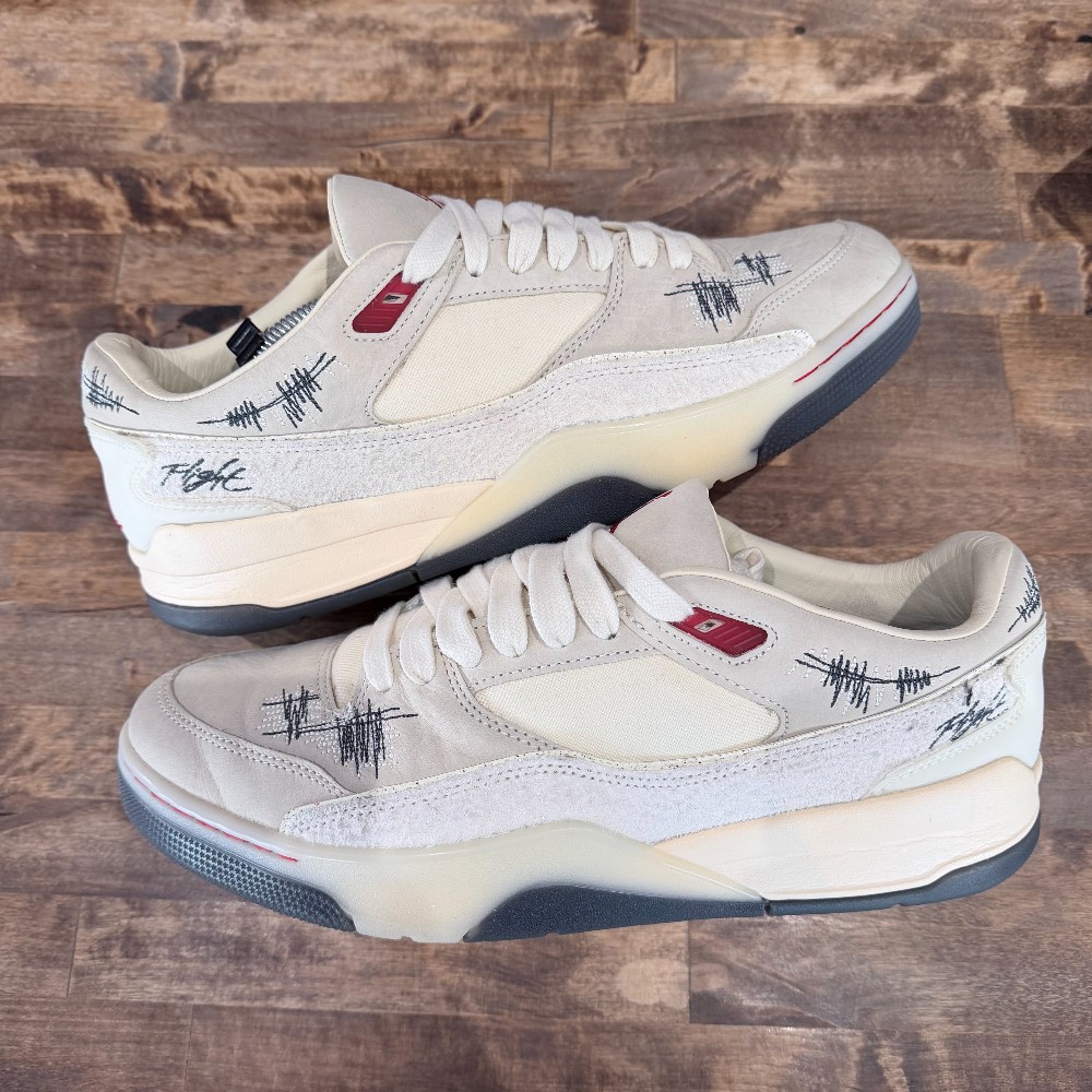 Who Decides War x Jordan Fight Court Coconut - Size 13