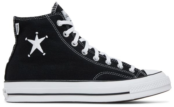 Stussy x Converse All Star High 70 Black - Size 8