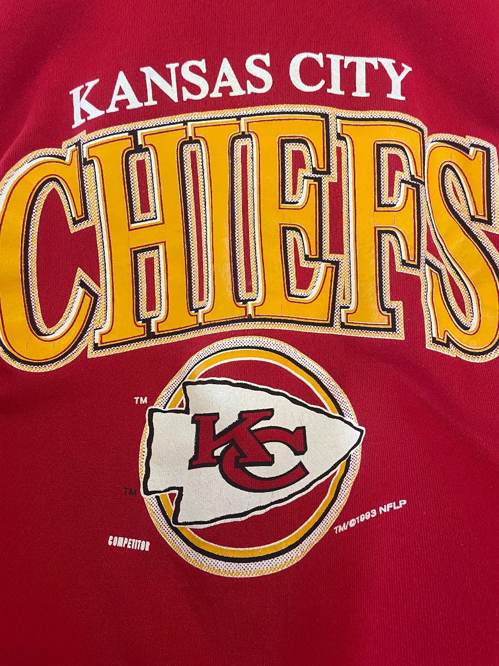 1993 Kansas City Chiefs Crewneck - L