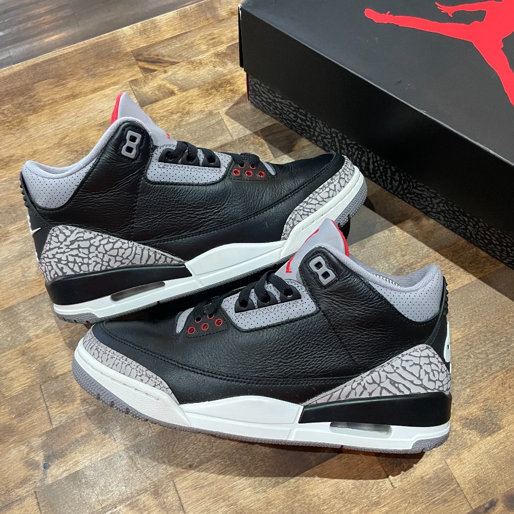 Jordan 3 Retro Black Cement (2024) - Size 8