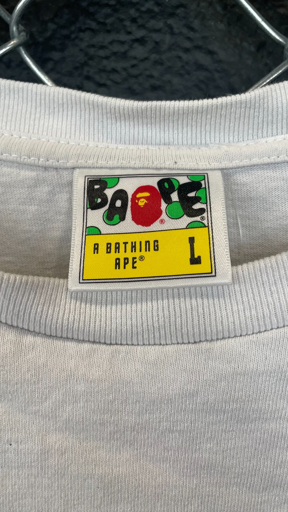 Bape College LS Tee - L