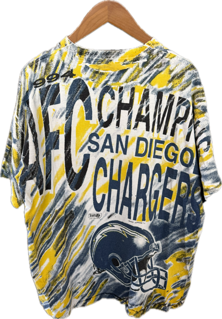 90s San Diego Chargers AOP Tee - XL