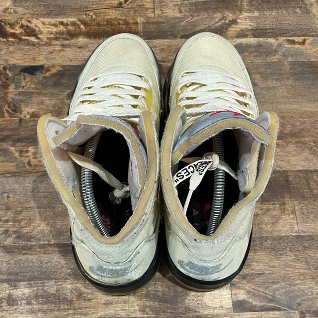 Off-White x Jordan 5 Retro Sail (No Box) - Size 9.5