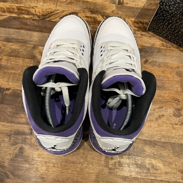 Jordan 3 Retro Dark Iris - Size 10.5