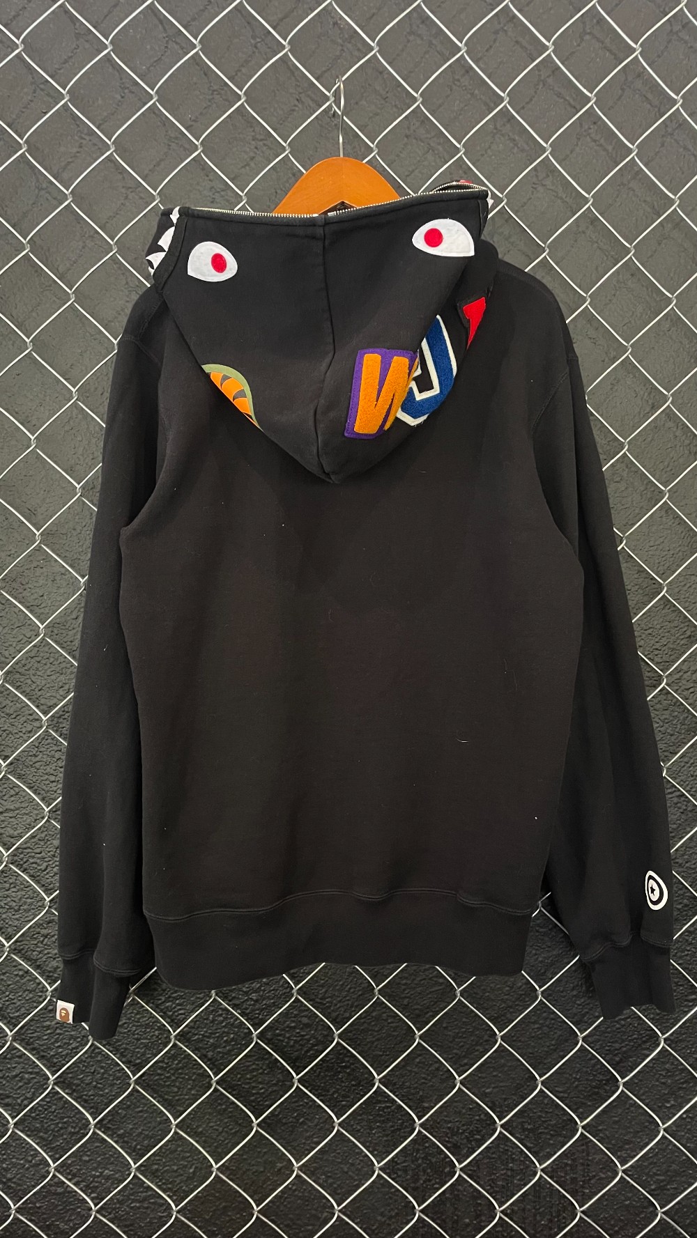 Bape Black Shark Fullzip Hoodie - XL
