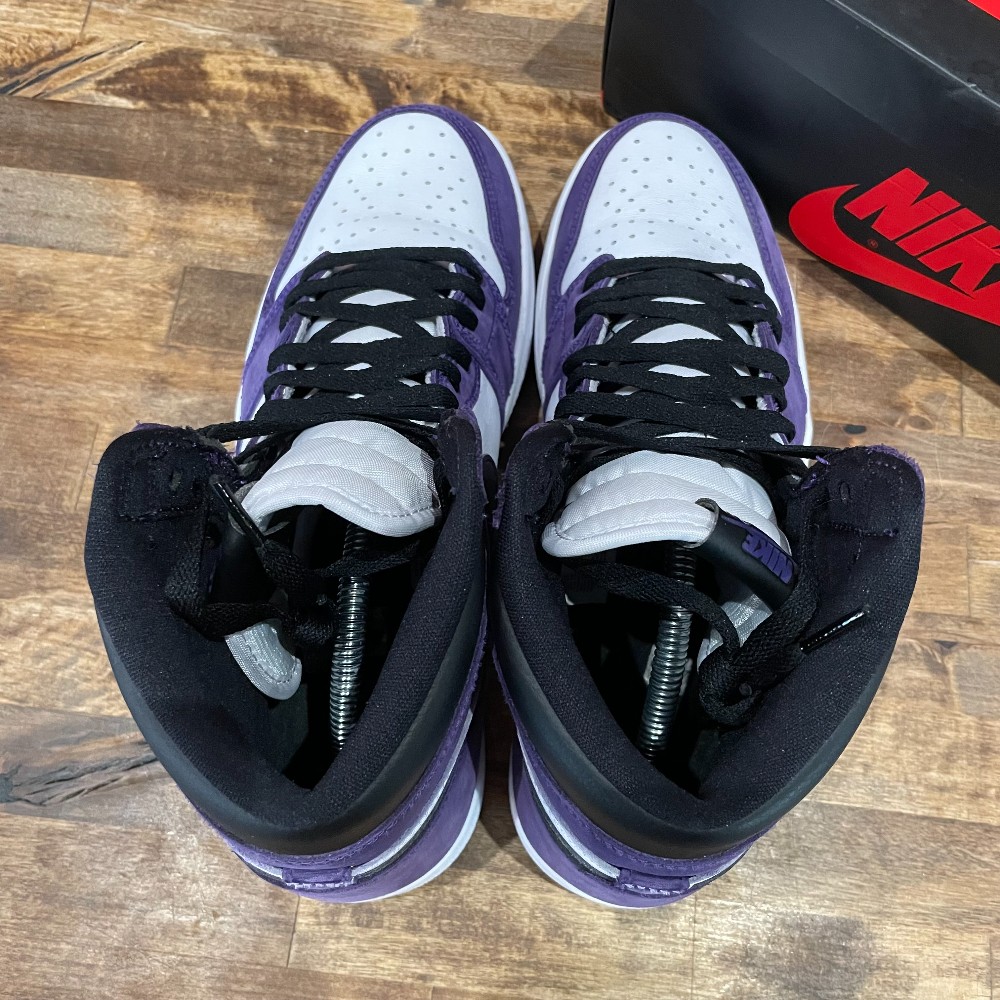 Jordan 1 Retro Court Purple (Customized) - Size 11