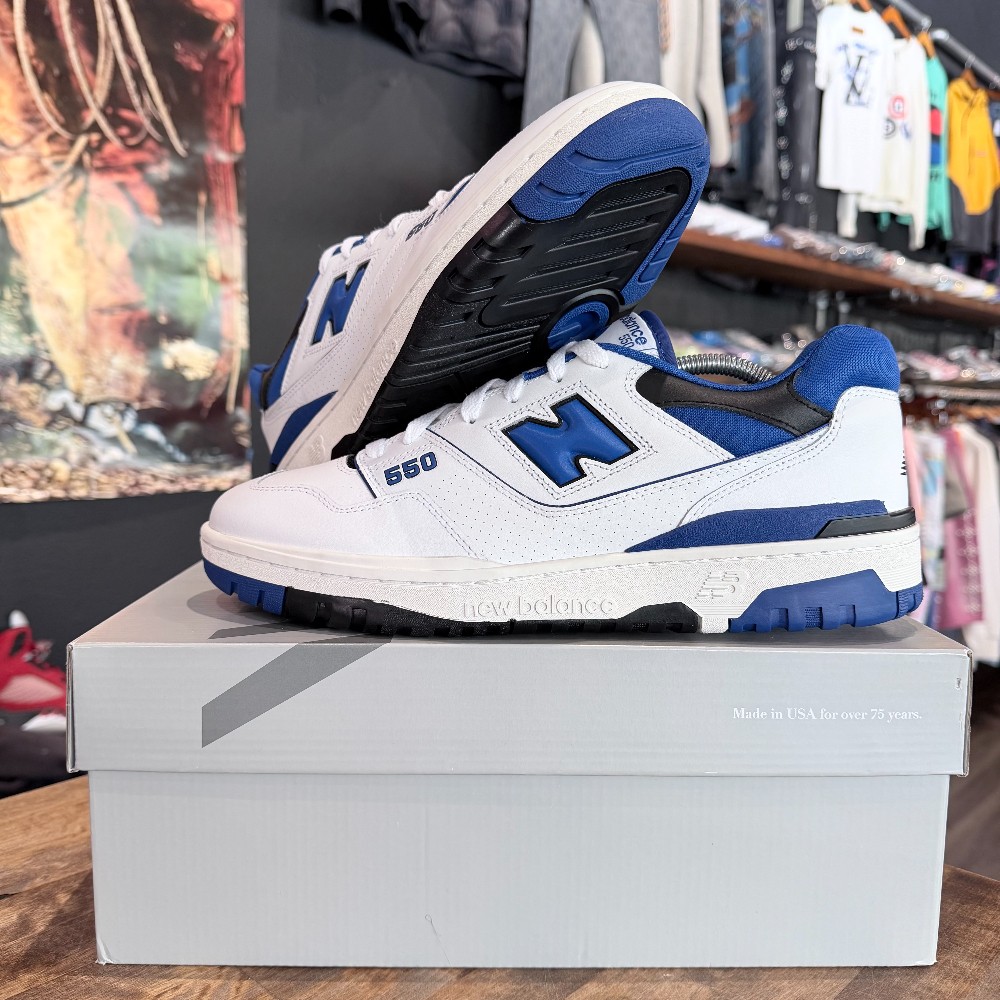 New Balance 550 White Blue (Replacement Box) - Size 12