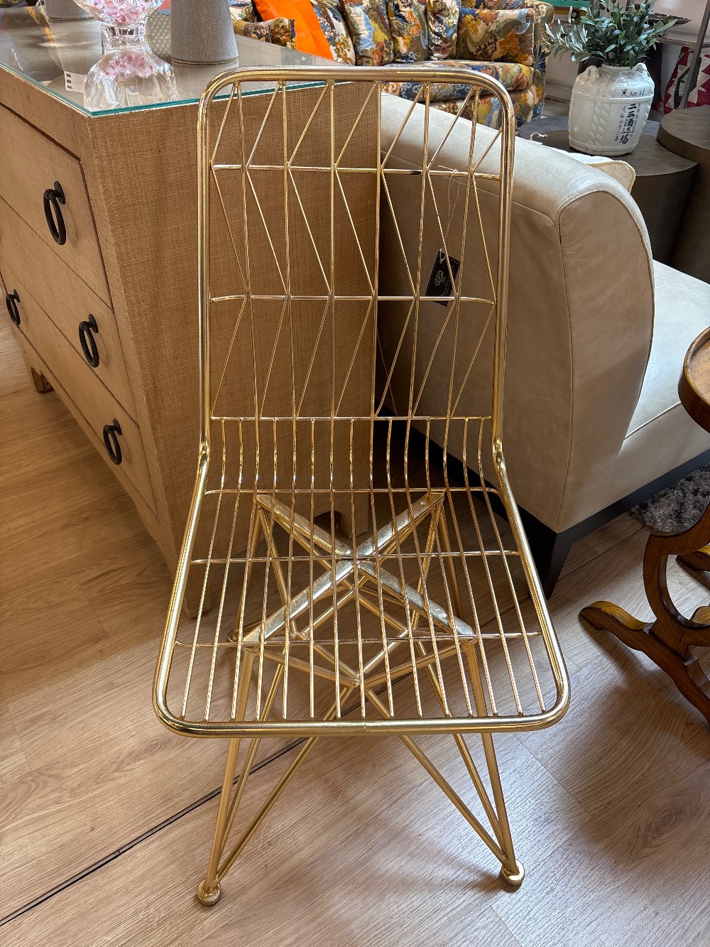 Gold Midcentury Modern Chair